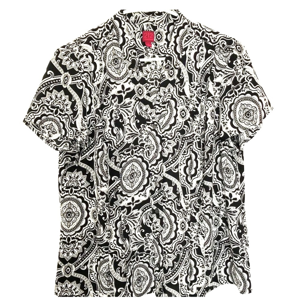 Blouse Printed Black